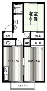 セジュールエスポアール【1階】の間取り