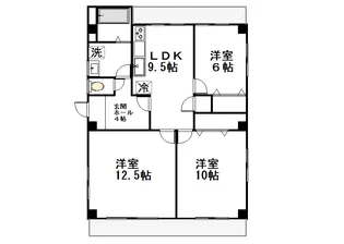 AKコーポ【2階】の間取り