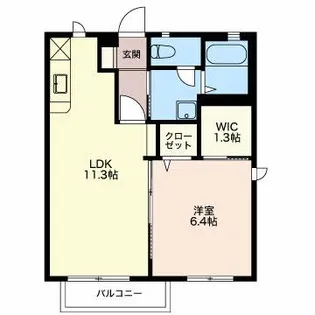 フィオリトゥーラ【2階】の間取り