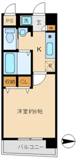 エレカーサ【5階】の間取り
