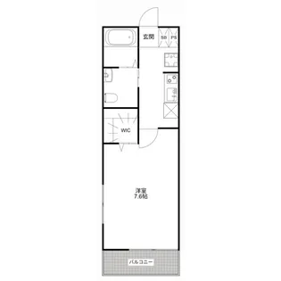 エムクオート淵野辺共和【1階】の間取り