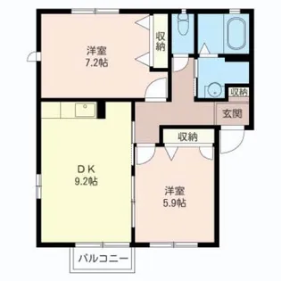 メゾンはるみ【2階】の間取り