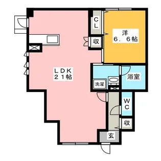 レクシアメゾン【1階】の間取り