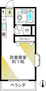 目白コンソナント【3階】の間取り