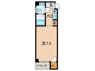 ラ・コ-ト天美東A棟【4階】の間取り