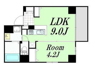 イーストコア新大阪【5階】の間取り