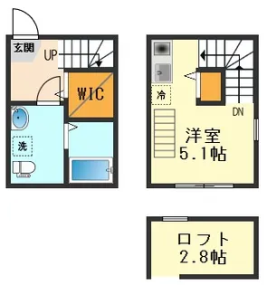 柴又6丁目Bコーポの間取り