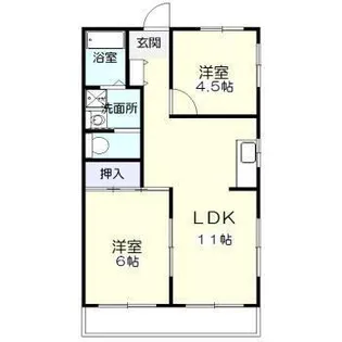 レジデンス大工【2階】の間取り
