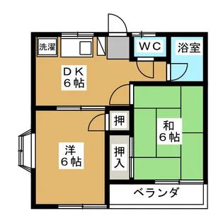 第2ドルチェ西葛西【2階】の間取り