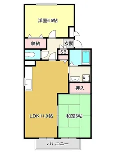 ステーブル八番【2階】の間取り