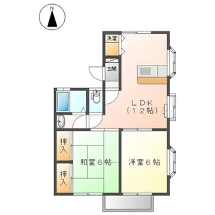 アウローラA【2階】の間取り