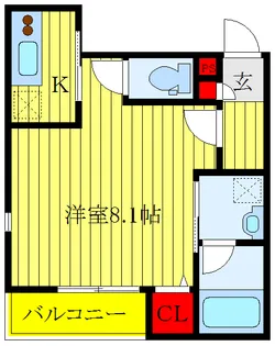 弐番館【1階】の間取り