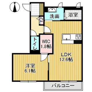 カーサレジオ C棟【1階】の間取り