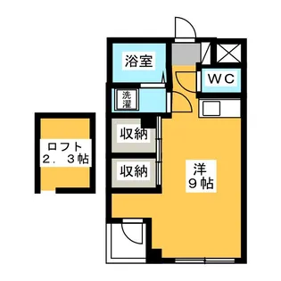 ホワイトハウス【3階】の間取り