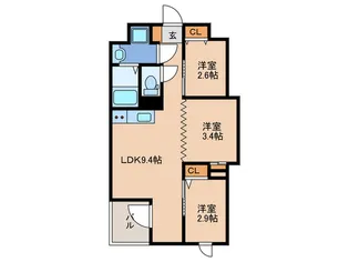 INFINITY GRANDE【4階】の間取り