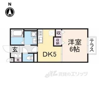 タウンコート大森【1階】の間取り