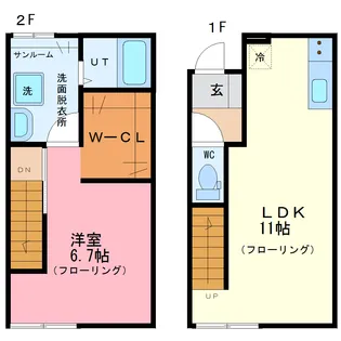 Bellezza【1階】の間取り