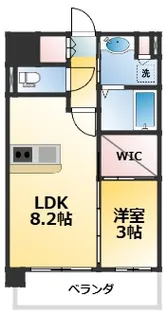 Luxe新大阪6【9階】の間取り