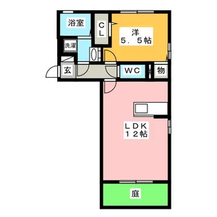 コアロードIII B【1階】の間取り