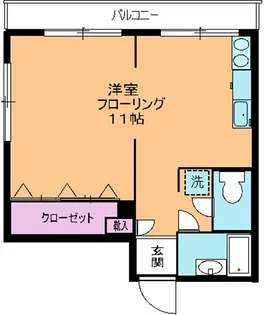 プラスパー福田【4階】の間取り