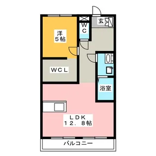モンレーヴイーストガーデンA棟【3階】の間取り