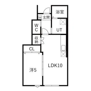 EQUUS C棟【1階】の間取り