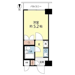 キャピタルビュー平和島【8階】の間取り