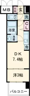 プレサンス京都東寺【2階】の間取り