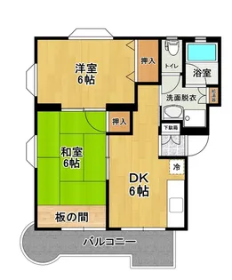 タウンライフ池田【3階】の間取り