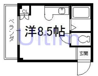 Plaisir深草【1階】の間取り
