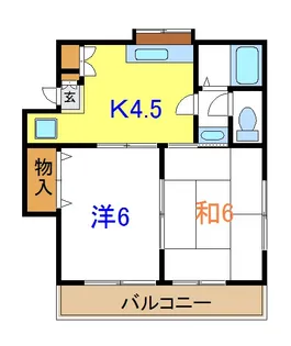 メゾンサニー【3階】の間取り