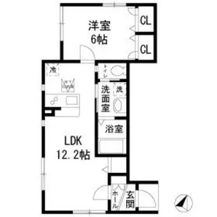 ベル・メゾンI【1階】の間取り