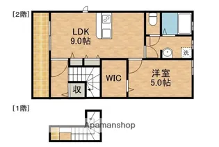 LOTUS八幡【2階】の間取り