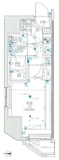クレイシア新宿【8階】の間取り