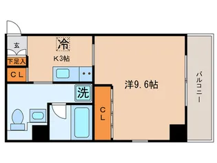 アイト-ロワイヤル青横の間取り