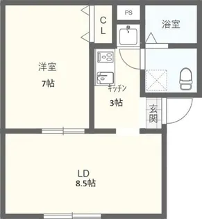 春風のホワイトモカ【3階】の間取り