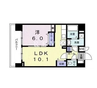 グランツ スエヒロ【5階】の間取り