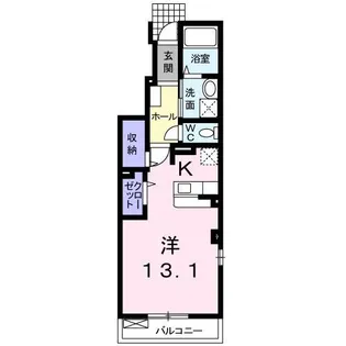 フルール セゾン II【1階】の間取り