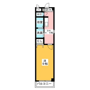 Aire Heiwa【3階】の間取り