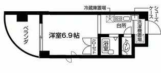 ハイム下北沢【4階】の間取り