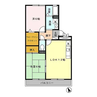 エクセレント高橋【3階】の間取り