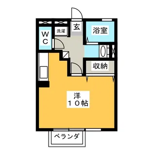 サウス レグルス【1階】の間取り