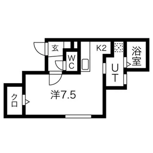 Coco Ange Hassamu【1階】の間取り