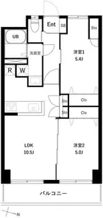 PARK MODERNつつじヶ丘【7階】の間取り