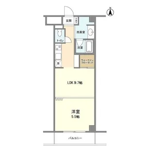 ラクラス麻布十番【2階】の間取り