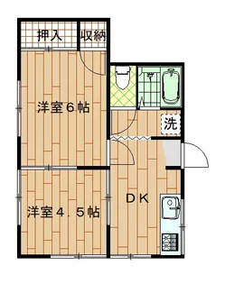 アルビオン・レザール【1階】の間取り