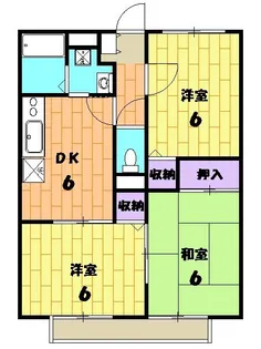 フローラふじみ野【1階】の間取り