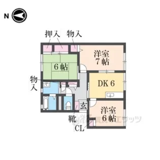 リジェール【1階】の間取り