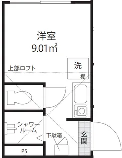 Studio AnT北千住【2階】の間取り