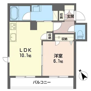 アンビシア【3階】の間取り